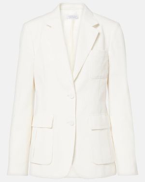 Gabriela Hearst Louisa Cotton Corduroy Blazer - White