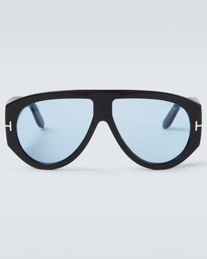 Tom Ford Bronson Aviator Sunglasses - Blue