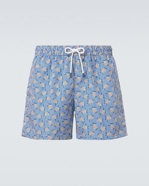 Fedeli Costume Da Bagno Madeira Con Stampa - Blu