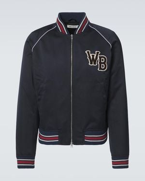 Wales Bonner Marvel Varsity Jacket - Blue
