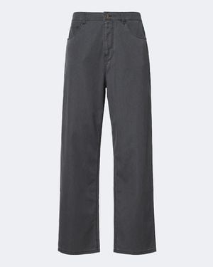 Miu Miu Chambray Wide-Leg Trousers - Grey