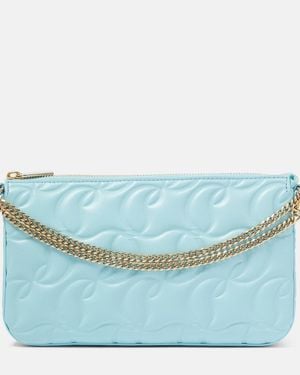 Christian Louboutin Loubila Leather Crossbody Bag - Blue