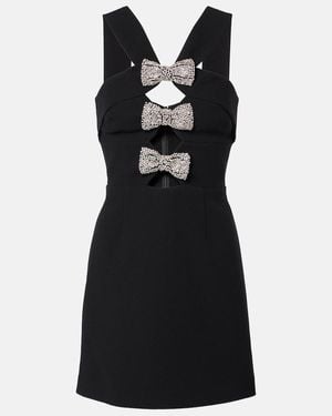 Rebecca Vallance Eliana Embellished Minidress - Black