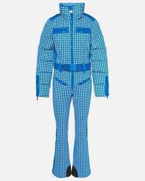 Goldbergh Starstruck Printed Down Ski Suit - Blue