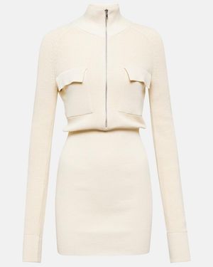 AYA MUSE Rutu Cotton-Blend Minidress - Natural