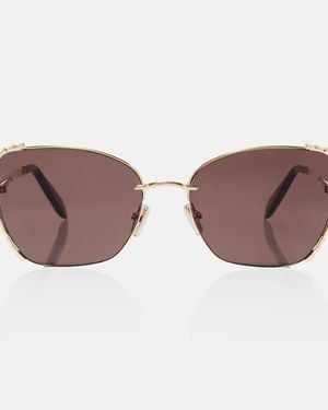 BVLGARI Serpenti Viper Cat-Eye Sunglasses - Brown