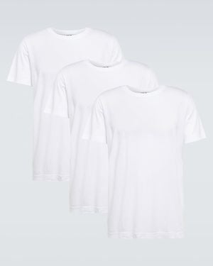 CDLP Set Aus Drei T-Shirts Aus Jersey - Weiß
