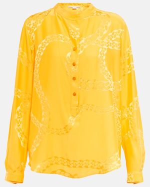Stella McCartney Falabella Jacquard Shirt - Yellow