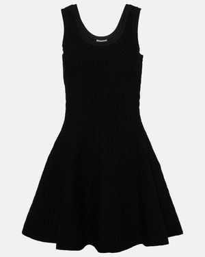 Alaïa Croco Mini Dress - Black
