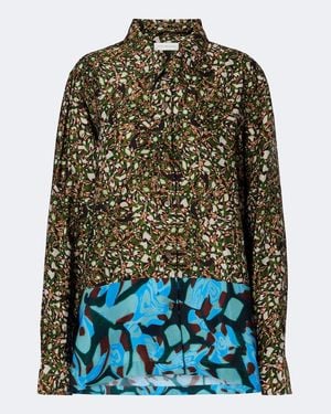 Dries Van Noten Printed Shirt - Green