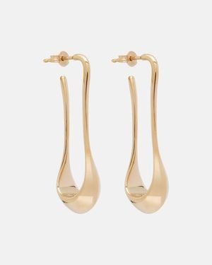 Lemaire Drop Short Earrings - White
