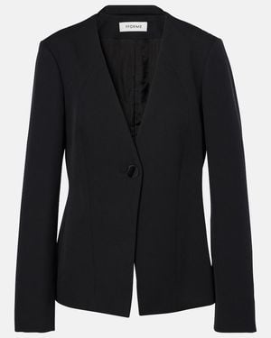 FFORME Toshi Cotton And Wool Jacket - Black