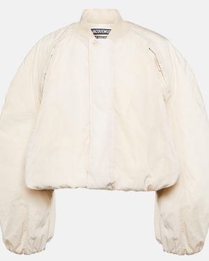 Jacquemus Le Bomber Bahia Jacket - Natural