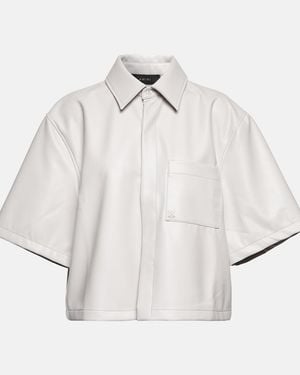Amiri Cropped Overshirt - White