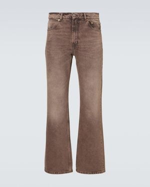 Our Legacy Carlston Faded Straight Jeans - Brown