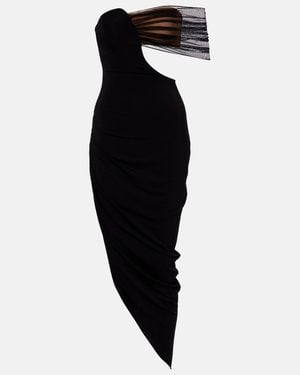 Nensi Dojaka Cocktailkleid Mit Tuell - Schwarz
