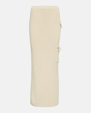 AYA MUSE Zerene Belted Maxi Skirt - Natural