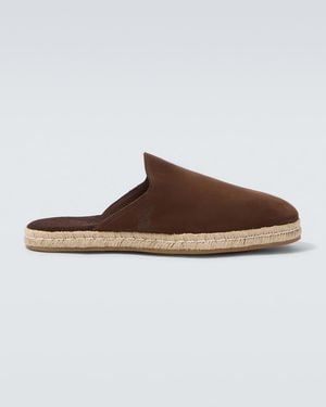 Ancient Greek Sandals Espadrille-Pantoletten Fimo Aus Leder - Braun