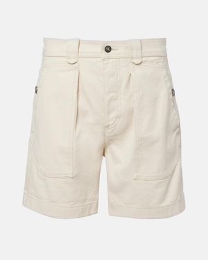 Isabel Marant Eveja Cotton Shorts - Natural