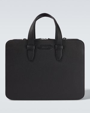Brioni Leather Briefcase - Black