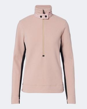 Moncler Pullover Aus Fleece - Pink