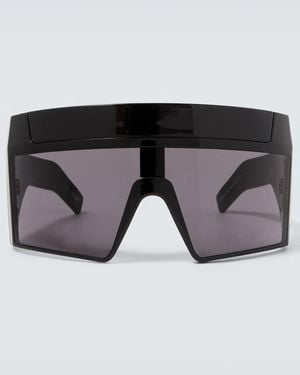 Rick Owens Rev Shiny Shield Sunglasses - Black