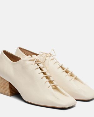 Lemaire Souris 55 Leather Derby Pumps - White
