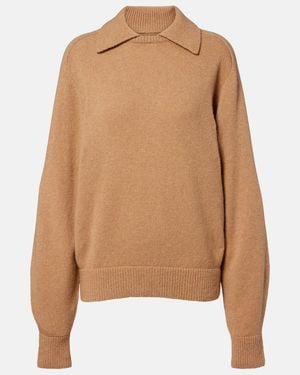KHAITE Polo Jackson - Marrone