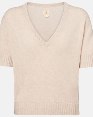 Jardin Des Orangers Cashmere Top - Natural