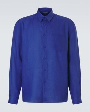 Vilebrequin Linen Shirt - Blue