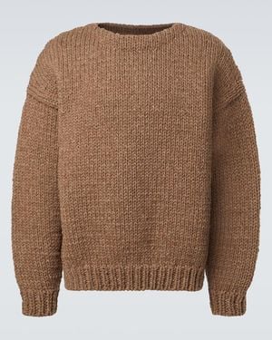 Visvim Amplus Wool And Cashmere Jumper - Brown
