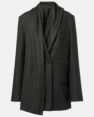 TOTEME Flannel Blazer - Black