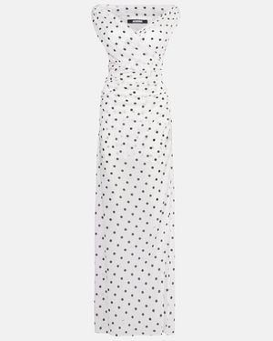 Jacquemus Polka Dot Patterned Dress - White