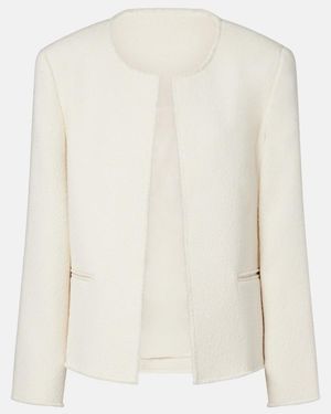 TOTEME Fluid Wool-Blend Jacket - White