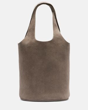 A.Emery Bucket Bag Wren Medium Aus Veloursleder - Braun
