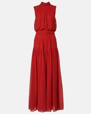 Diane von Furstenberg Menon Turtleneck Maxi Dress - Red
