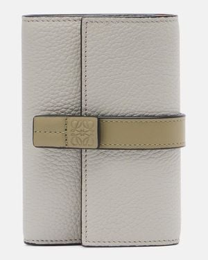 Loewe Leather Wallet - Grey