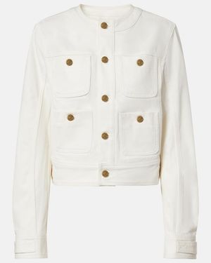 Balmain Denim Jacket - White