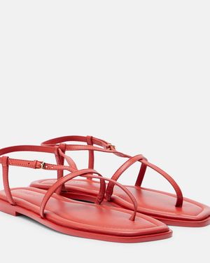 A.Emery Remly Leather Sandals - Red