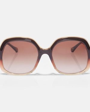Chloé Leia Square Sunglasses - Brown