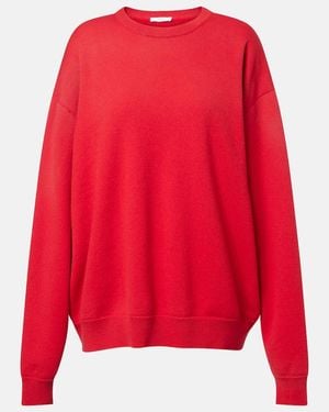 The Row Leora Cashmere Sweater - Red