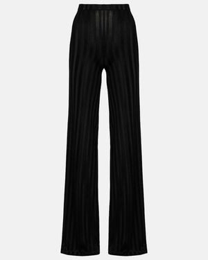 Tom Ford Knitted Flared Pants - Black