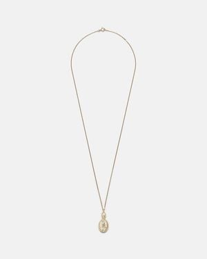 Yvonne Léon Joli Miroir 18Kt And 9Kt Pendant Necklace With Citrines - White