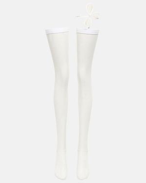 Nensi Dojaka Bridal Tulle Tights - White