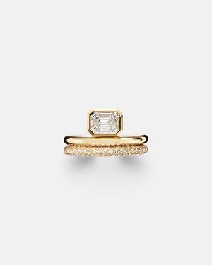 SHAY 18Kt Ear Cuff With Diamonds - White