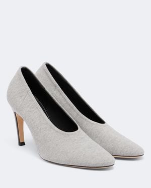 TOTEME Pumps Slip Aus Jersey - Weiß