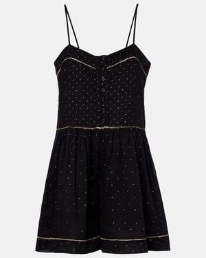 Isabel Marant Playsuit Vickie Aus Baumwolle - Schwarz