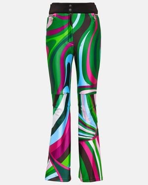 PUCCI X Fusalp Patchwork Ski Trousers - Green