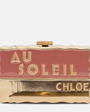 Chloé Clutch Soleil Small - Rosa