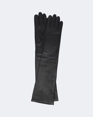 Frankie Shop Handschuhe Veneto Aus Leder - Schwarz